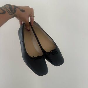 A.P.C. Leah Ballet Flats Black